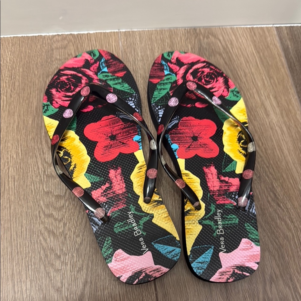 Vera Bradley Women's Colorful Floral Sandals